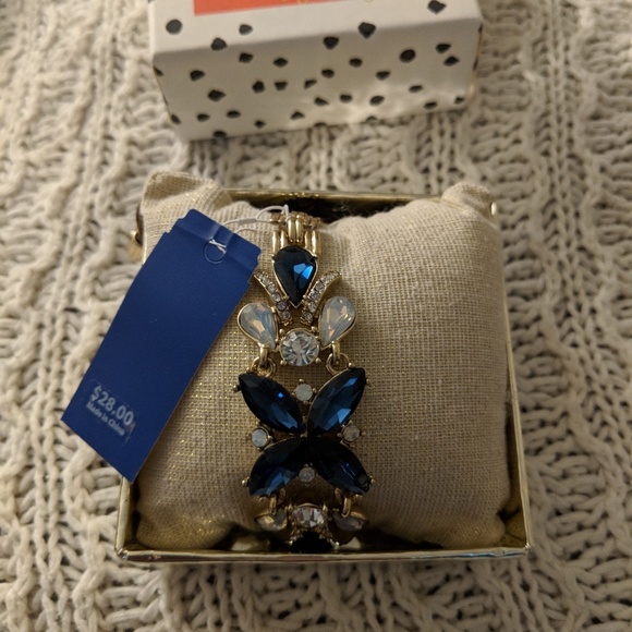 Bella Jack bracelet blue and white jewels NIB - Picture 3 of 3